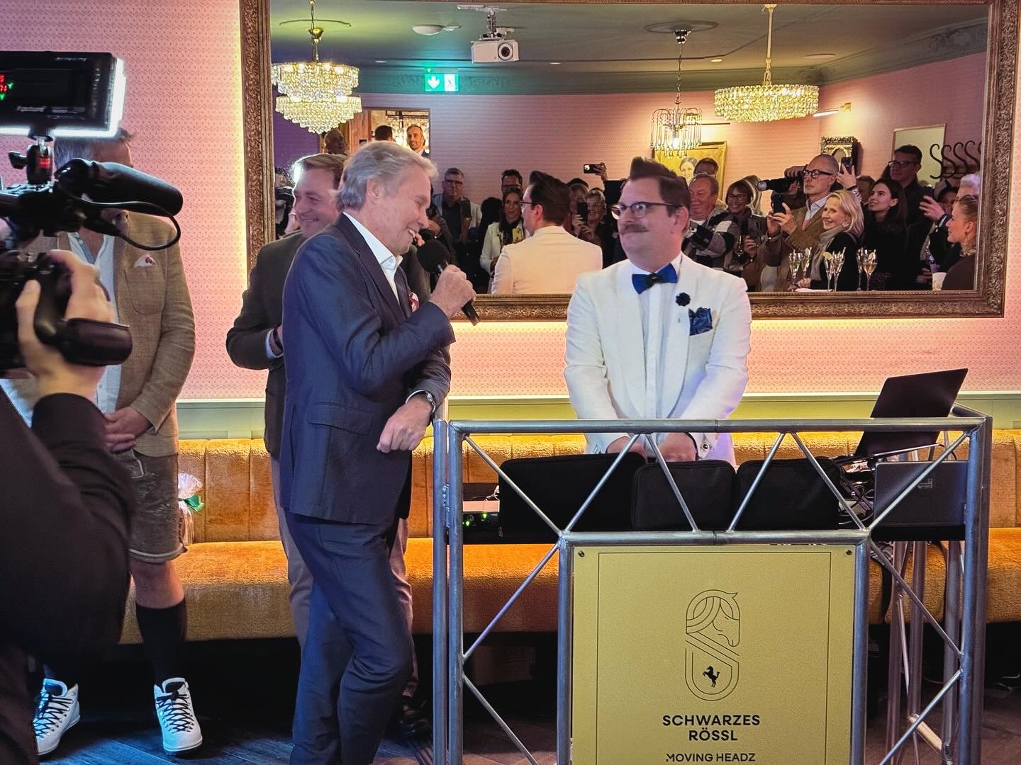 DJ Produktion für Peter Kraus -Eröffnung Schwarzes Rössl am Wolfgangsee 